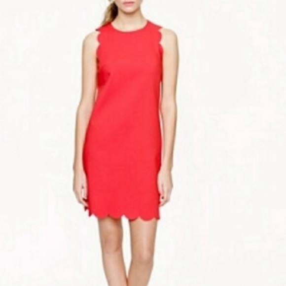 J. Crew Dresses & Skirts - J Crew Scalloped shift dress
